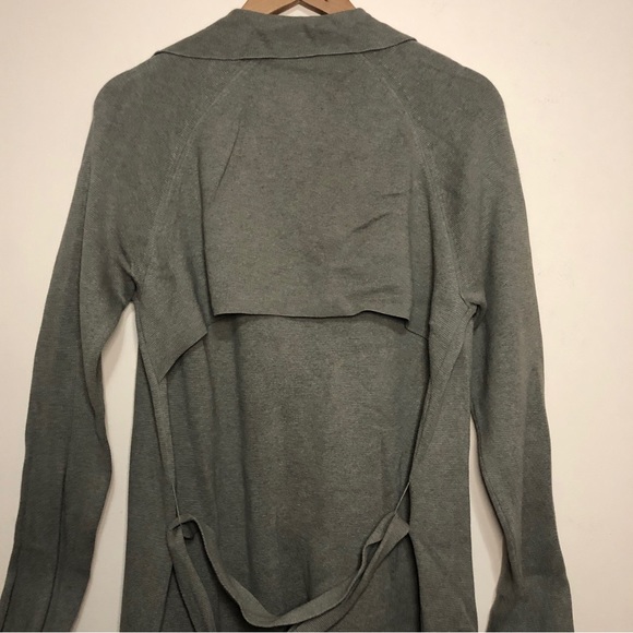 Repeat Long Cardigan, Grey - Size Large - Picture 3 of 4